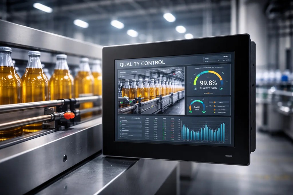 Control de calidad en línea con Panel PC&nbsp;industrial