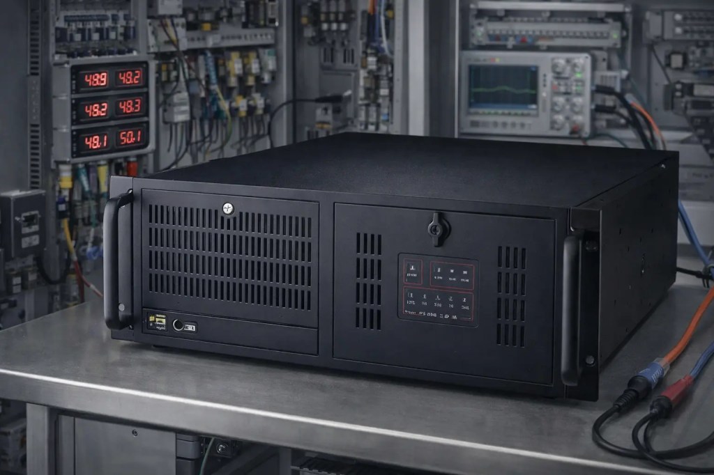 Estación de pruebas eléctricas con IPC&nbsp;industrial